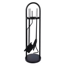 Набор для камина, Банные Штучки, VORTEX, 4 предмета на подставке, 68х20х20см