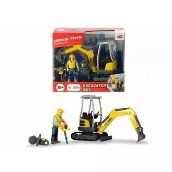 Набор дорожного строителя малый, Dicki Toys, Playlife, 6 предметов, 19,5см