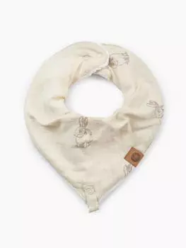 Нагрудный фартук с держателем, Happy Baby, milky