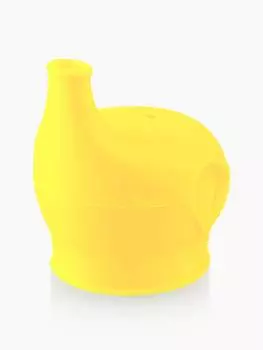 Насадка-поильник силиконовая, Happy Baby, yellow
