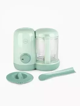 Пароварка-блендер, Happy Baby, FUSION, white, olive