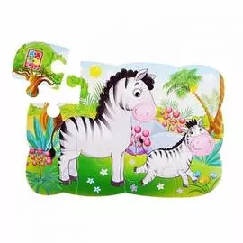 Пазлы на магните, Vladi Toys, Мои первые игры &amp; quot;Зебра&amp; quot;