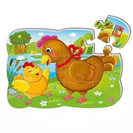 Пазлы на магните, Vladi Toys,&amp; quot;Курочка&amp; quot;