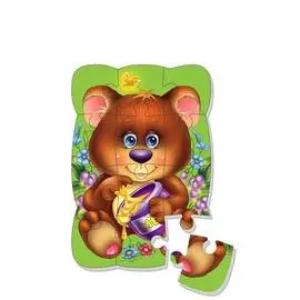 Пазлы на магните, Vladi Toys,&amp; quot;Медвежонок&amp; quot;