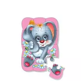 Пазлы на магните, Vladi Toys, &amp; quot;Зайка&amp; quot;