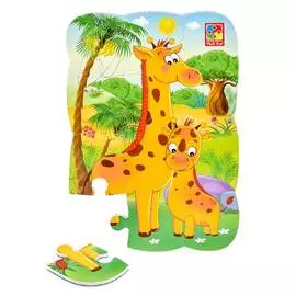 Пазлы на магните, Vladi Toys, &amp; quot;Жирафик&amp; quot;