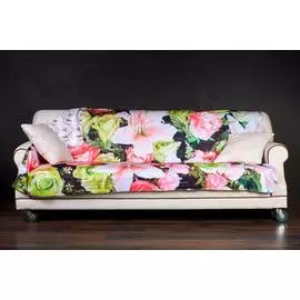 Плед-покрывало, СИРЕНЬ, Наслаждение чувствами, флис 3D печать, двухсторонний, 145х220см