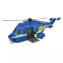 Полицеский вертолет, Dickie, 26см, со светом и звуком