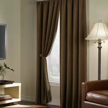 Штора, Amore Mio, 42002-12, 2х2,7х2м, коричневый