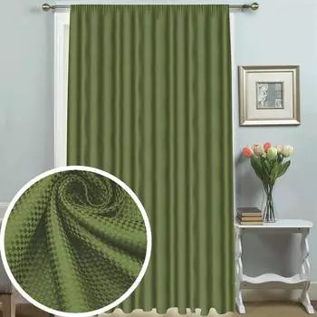 Штора, Amore Mio, 6568-2019, 2х2,7х1м, зеленый