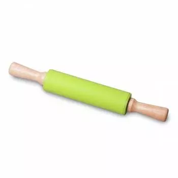 Скалка силиконовая 38см с вращающимся валиком, 7710