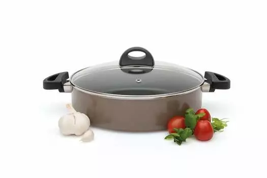 Сотейник с двумя ручками, Berghoff, Eclipse, 26см, 3,2л, серый, 8500215