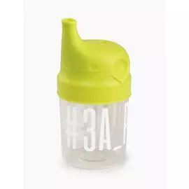 Стакан с насадкой-поильником, Happy Baby, lime