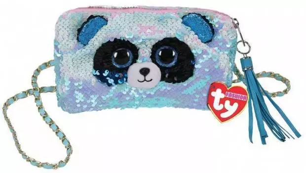 Сумка, TY, Бамбу панда, с пайетками