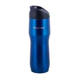 Термокружка, Kamille, из нержавеющей стали, 450мл, синяя