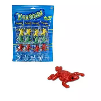 Тягун, 1TOY, лягушка, 5см