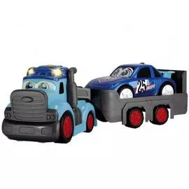 Трейлер Happy с прицепом, Dickie, со светом и звуком, 60см