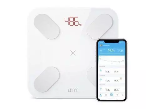 Умные диагностические весы, Picooc, Mini Pro V2, белые