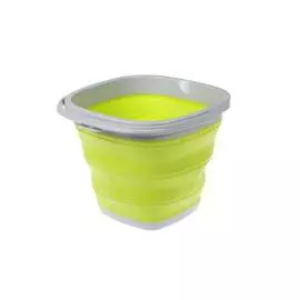 Ведро складное, Bradex, квадратное, 10л, зеленое