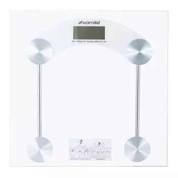 Весы напольные электронные, Kamille, 28x28x3,2см, 7112