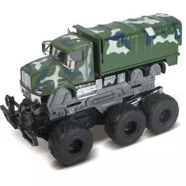 Военная техника с краш-эффектом, Funky toys, кабина die-cast, фрикционная, 6х6см, FT61090