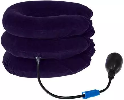 Воротник массажный надувной, BRADEX, фиолетовый