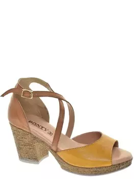 Босоножки Bonty женские летние, размер 38, цвет желтый, артикул 4403