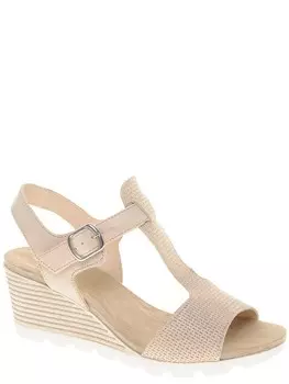 Босоножки Caprice (beige nappa) женские летние, размер 41, цвет бежевый, артикул 28700-28-402