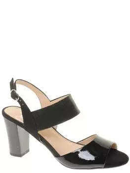 Босоножки Caprice (black rept com) женские летние, размер 38,5, цвет черный, артикул 28307-28-020