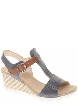 Босоножки Caprice (navy nap. multi) женские летние, размер 41, цвет синий, артикул 28700-28-822