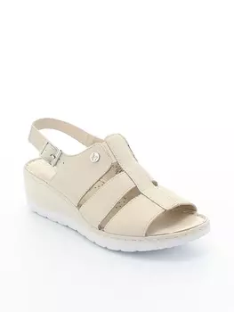 Босоножки Caprice () женские летние, размер 38, цвет бежевый, артикул 9-9-28254-20-402