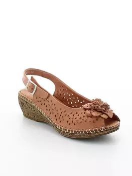 Босоножки Shoiberg женские летние, размер 40, цвет коричневый, артикул 495-04-01-02