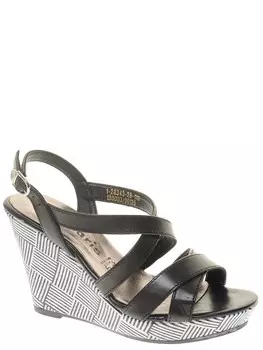 Босоножки Tamaris (black leather) женские летние, размер 38, цвет черный, артикул 28343-28-003