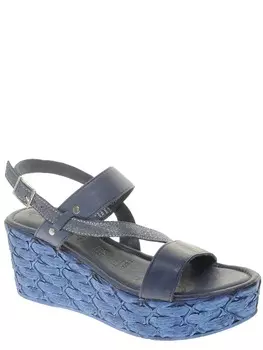 Босоножки Tamaris (navy blue met.) женские летние, размер 39, цвет синий, артикул 28215-28-869