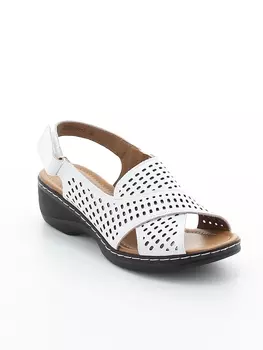 Босоножки TOFA женские летние, размер 41, цвет белый, артикул 203086-7