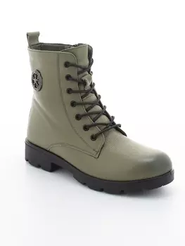 Ботинки Baden женские зимние, размер 38, цвет зеленый, артикул NK034-061