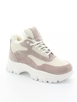 Ботинки Shoiberg женские зимние, размер 36, цвет бежевый, артикул 855-02-02-04W