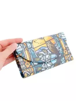 Кошелек Curanni (синий гуфо) женский цвет синий, артикул 71P