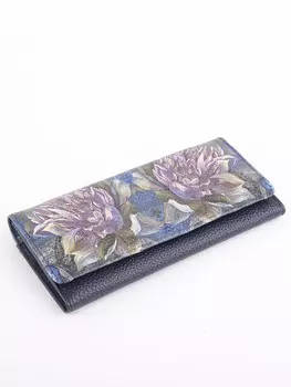 Кошелек Curanni (синий мадера) женский цвет синий, артикул 75P