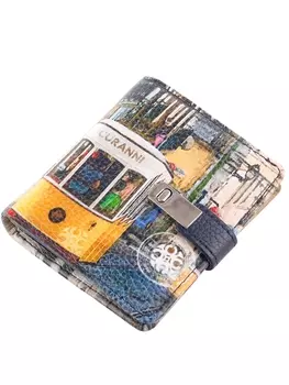 Кошелек Curanni (синий трам) женский цвет синий, артикул 73P