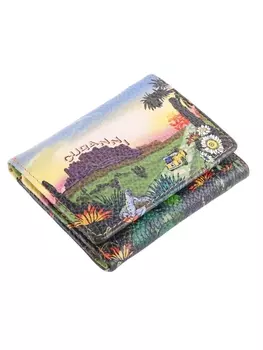 Кошелек Curanni (зеленый лайм) женский цвет зеленый, артикул 74P