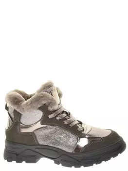 Кроссовки Baden женские зимние, размер 38, цвет серебряный, артикул C219-011