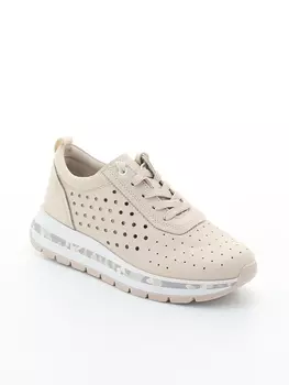 Кроссовки Caprice женские летние, размер 38, цвет бежевый, артикул 9-9-23709-20-402