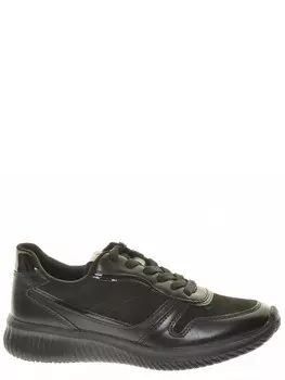 Кроссовки Tamaris женские демисезонные, размер 37, цвет черный, артикул 1-1-23746-28-007