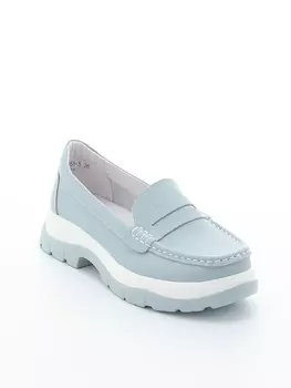 Лоферы EL Tempo женские демисезонные, размер 40, цвет голубой, артикул VIC161 8058-5