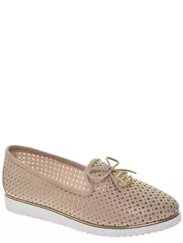 Лоферы Pellegioco женские лето, размер 39, цвет бежевый, артикул T4538