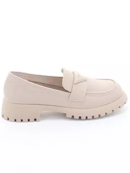 Лоферы TOFA женские демисезонные, размер 39, цвет бежевый, артикул 303253-5