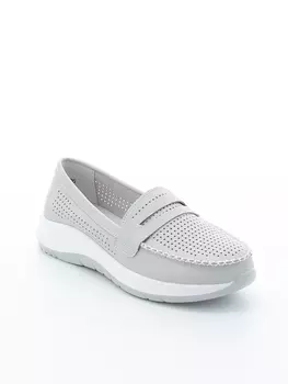 Мокасины Baden женские летние, размер 41, цвет серый, артикул KZ134-011