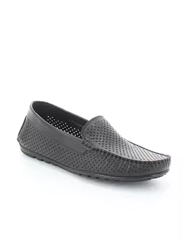 Мокасины Shoiberg (733-11-01-01A) мужские летние, размер 39, цвет черный, артикул 733-11-01-01А