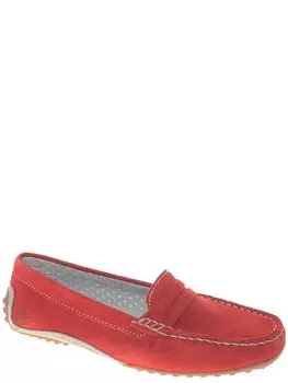 Мокасины Sioux женские демисезонные, размер 37, цвет красный, артикул 56672